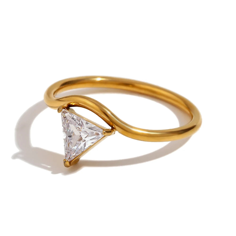DRIFTED GOLD ON QUIET WAVES RING – Eleanor Jewelry
