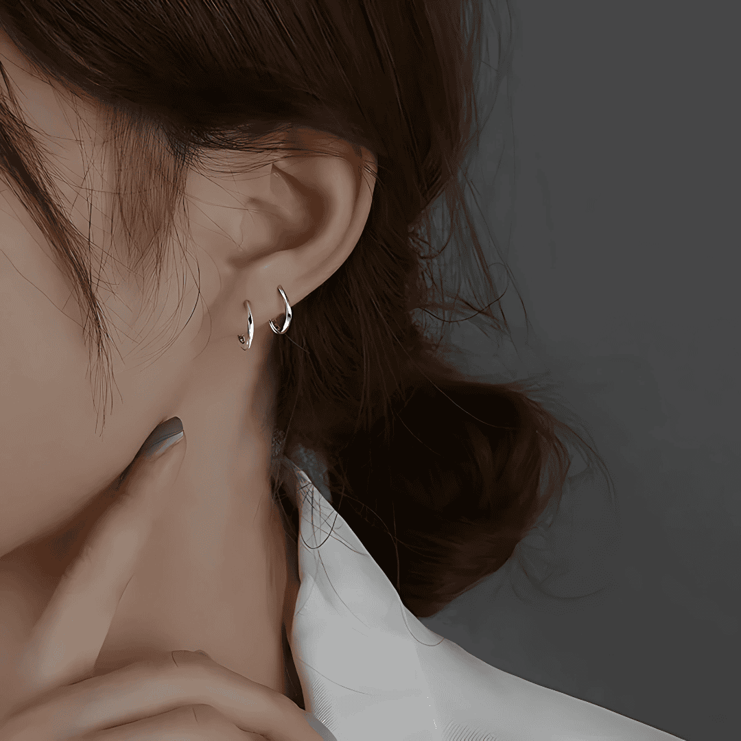 SOFT CURVE EARRINGS S925