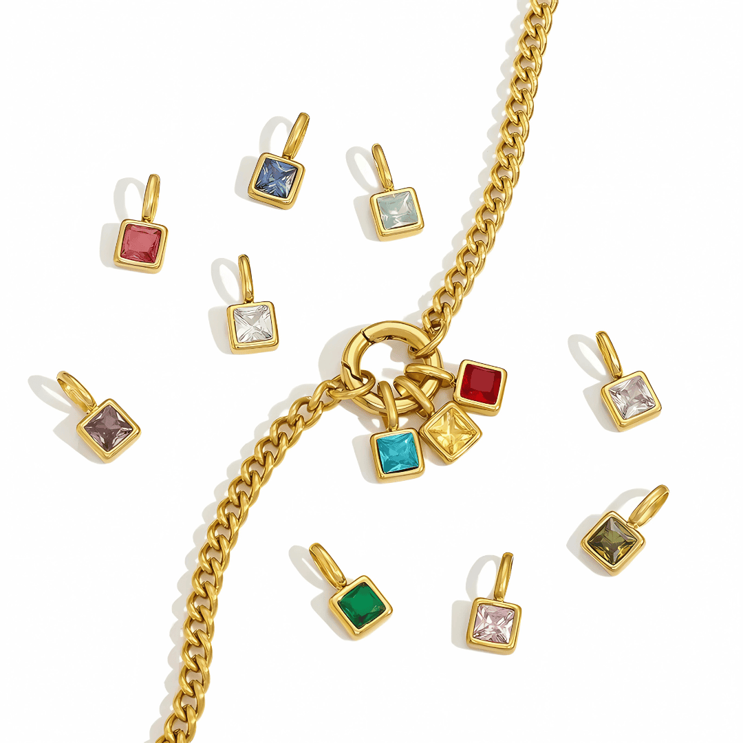 BIRTHSTONE PENDANT NECKLACE