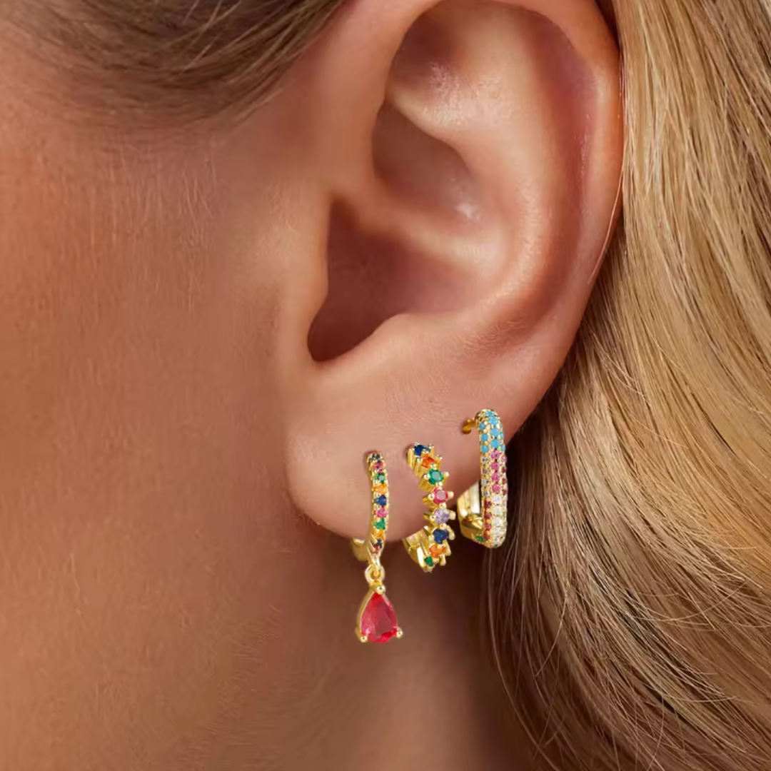 BELLA WATER DROP EARRING SET