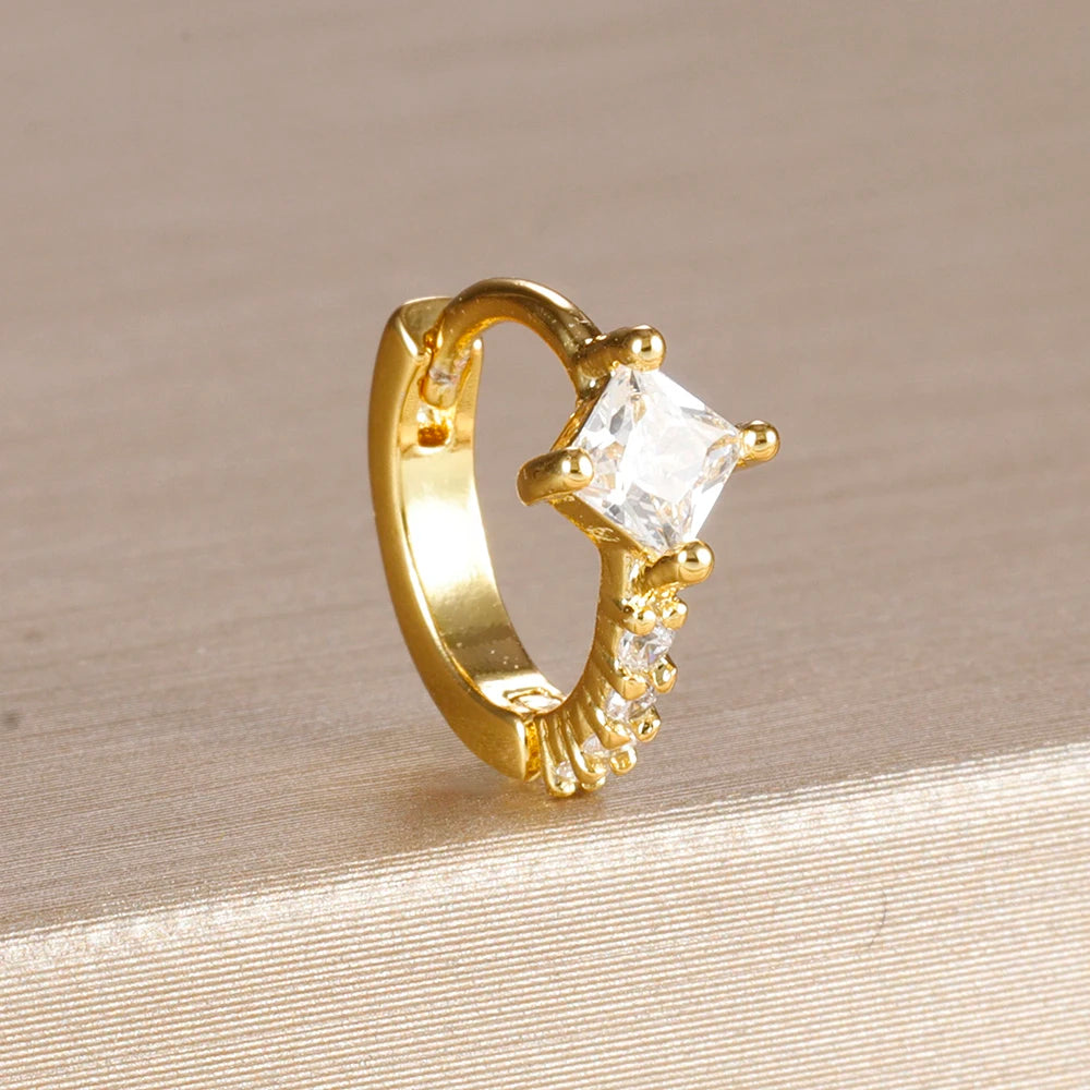 DAINTY HUGGIE HOOP EARRINGS