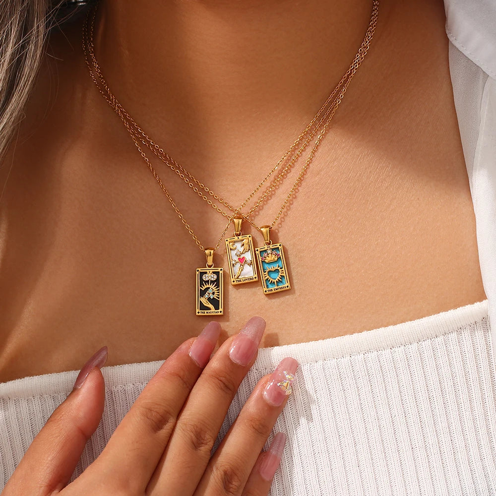 MIXED TAROT NECKLACE
