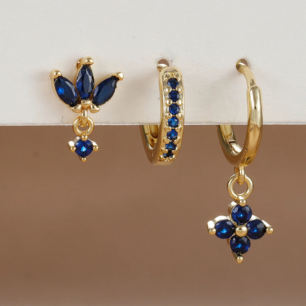 SUNPETAL DANGLE SET