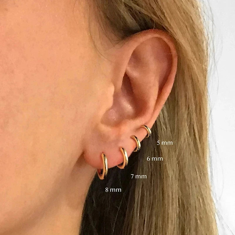 RHEA CLASSIC HOOPS S925