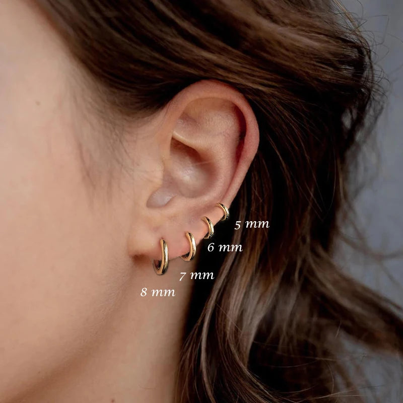 RHEA CLASSIC HOOPS S925