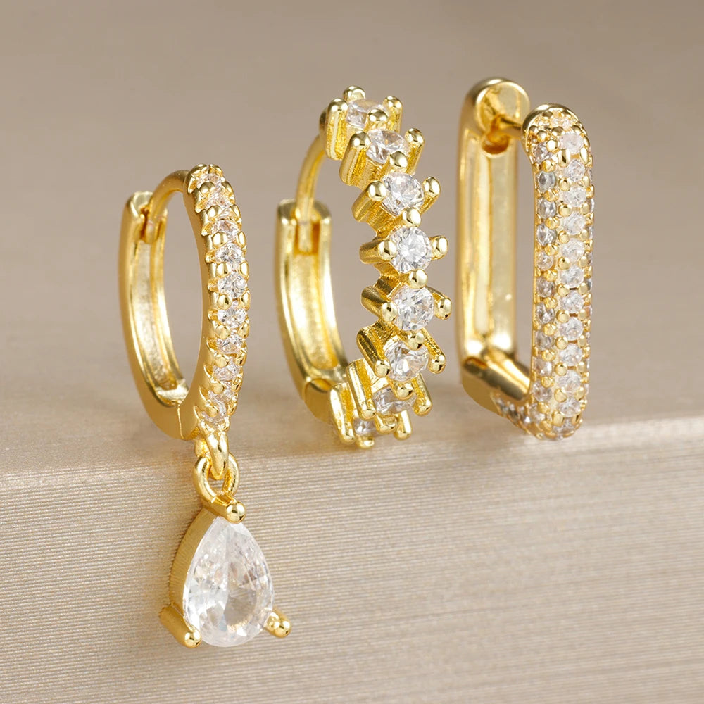BELLA WATER DROP EARRING SET