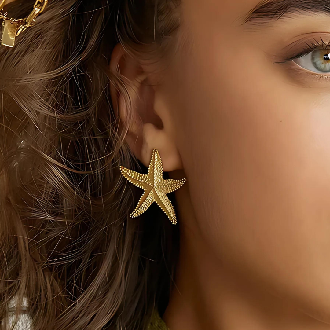 ARIA STARFISH STUD EARRINGS